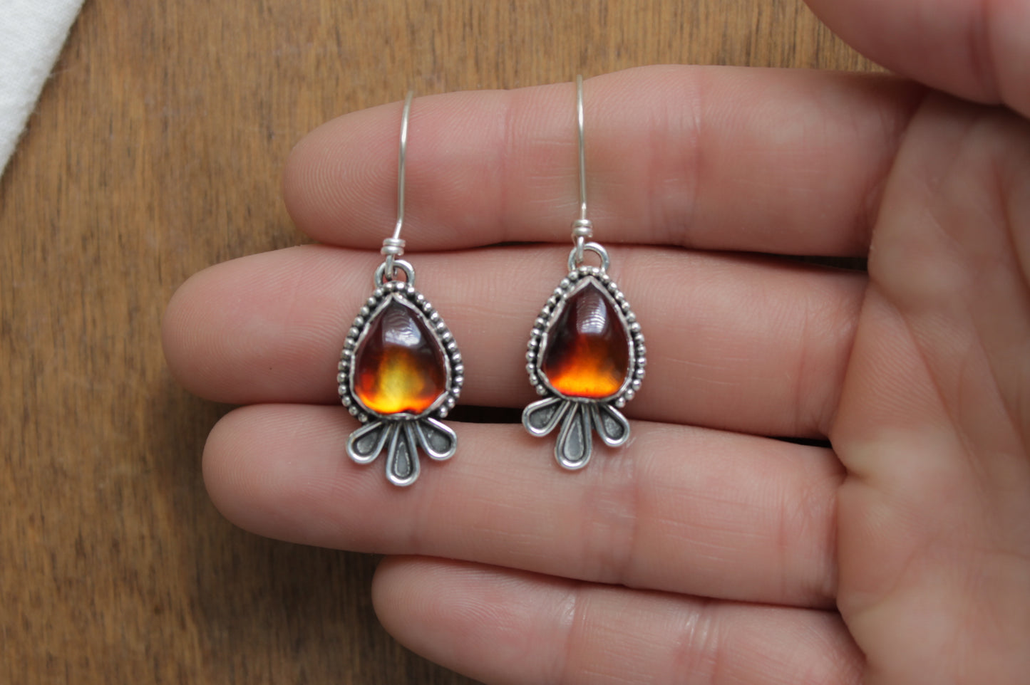 Catkin Earrings | Amber