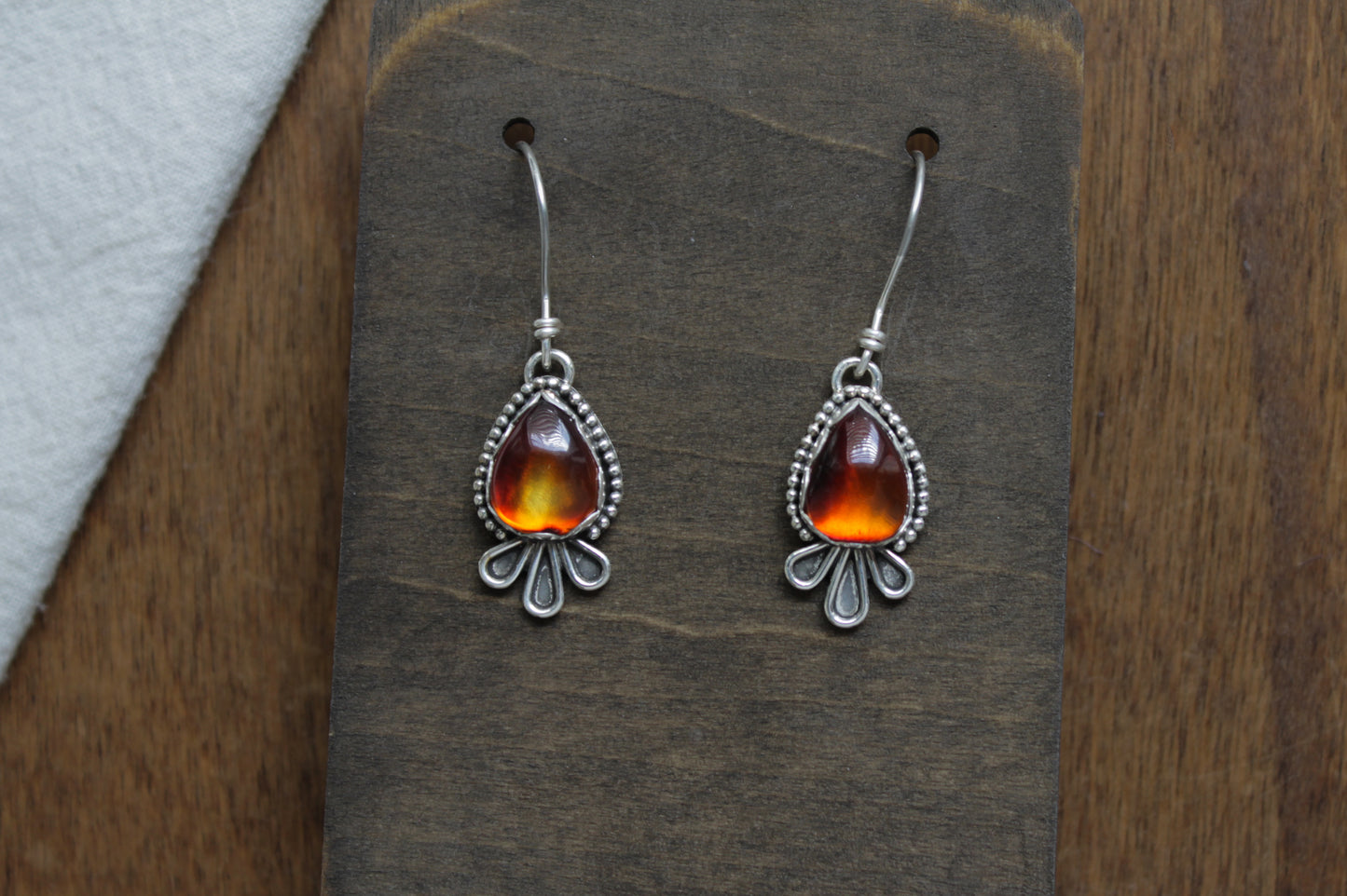 Catkin Earrings | Amber