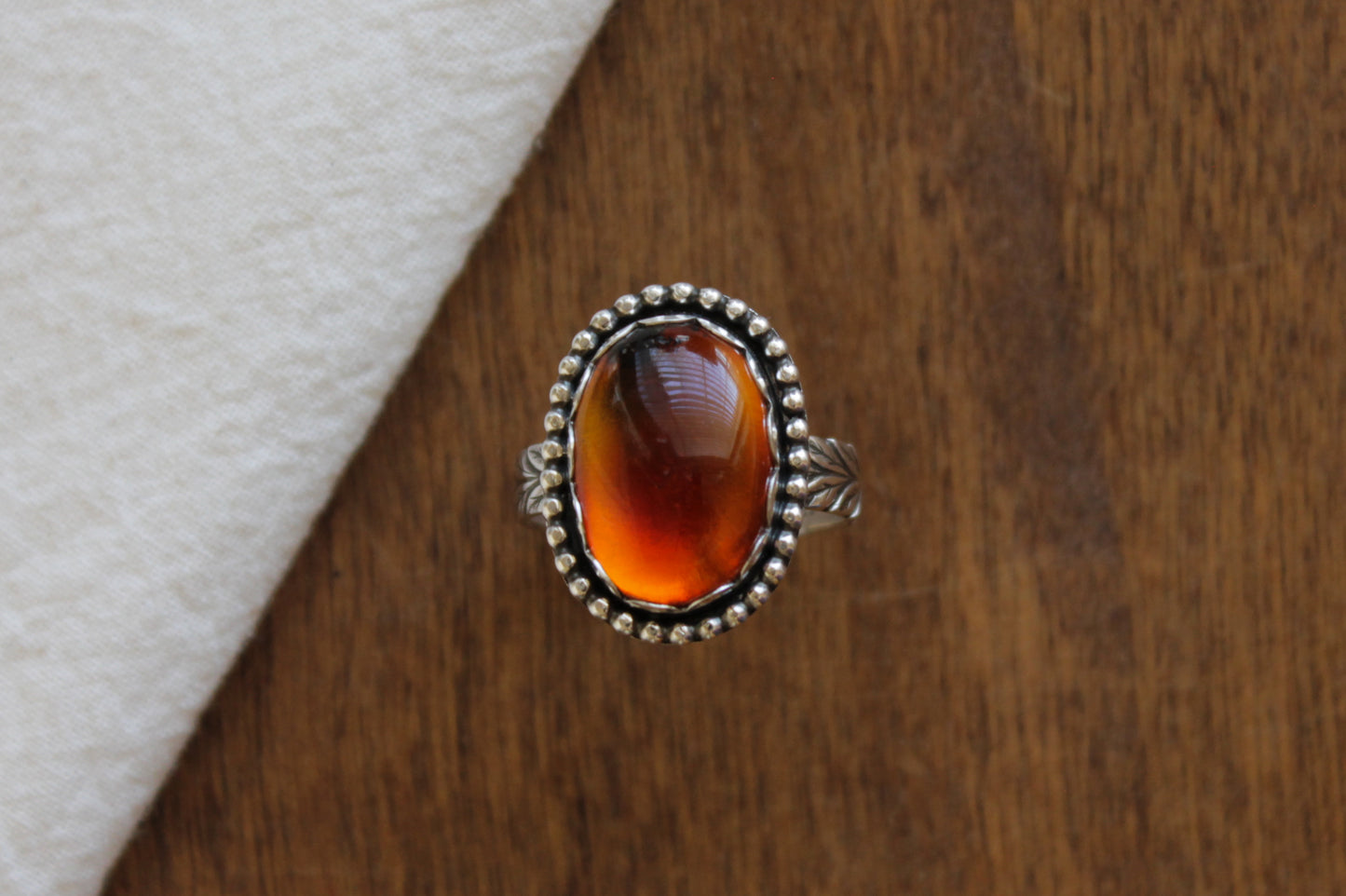 Amber Laurel Ring | Size 10