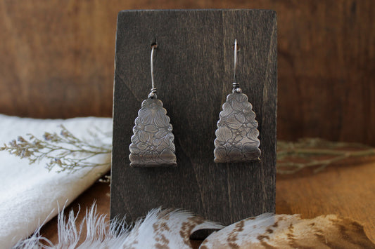 handmade earrings, Appaloosa earrings, sterling silver earrings, unique jewelry, sustainable fashion, artisan jewelry, southwest jewelry, handcrafted earrings, ethical jewelry, eco-friendly jewelry, silver and jasper earrings, nature-inspired jewelry, statement earrings, bohemian style earrings, artisanal craftsmanship, eco-conscious fashion, one-of-a-kind jewelry, genuine stone earrings, recycled silver jewelry