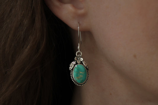 Blossom Earrings | Emerald Valley Turquoise