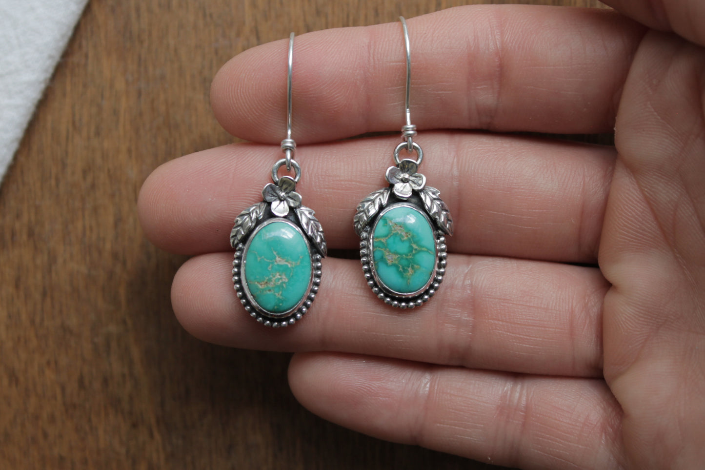 Blossom Earrings | Emerald Valley Turquoise
