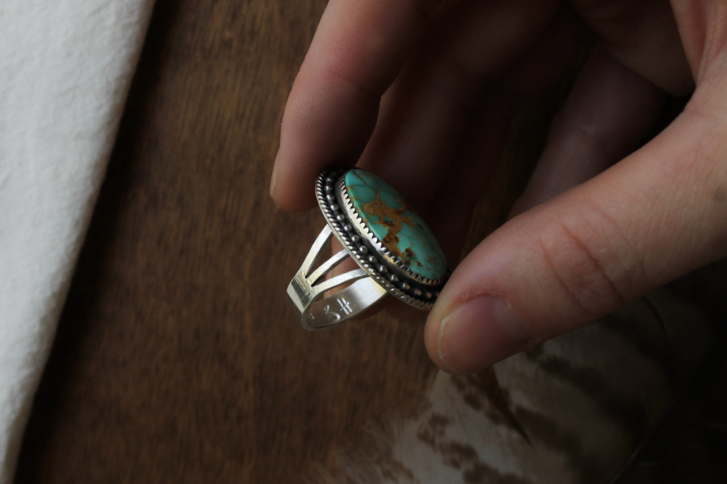 Classic Turquoise Ring | Size 9