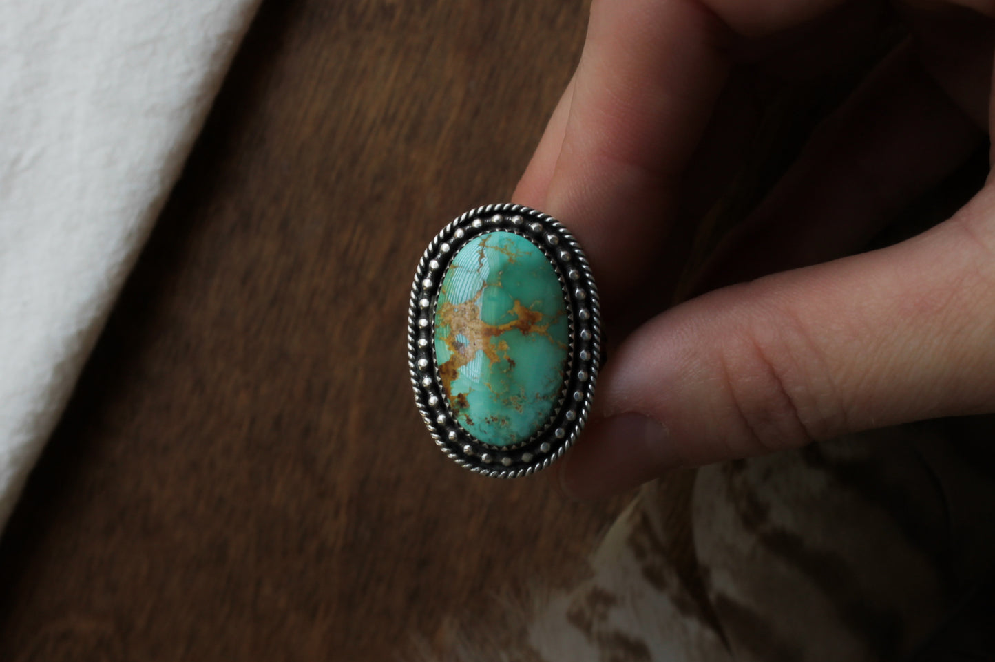 Classic Turquoise Ring | Size 9