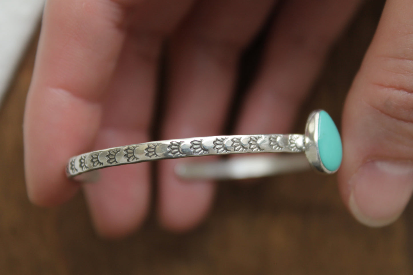 Emerald Valley Turquoise Stacker Cuff | Sunflower
