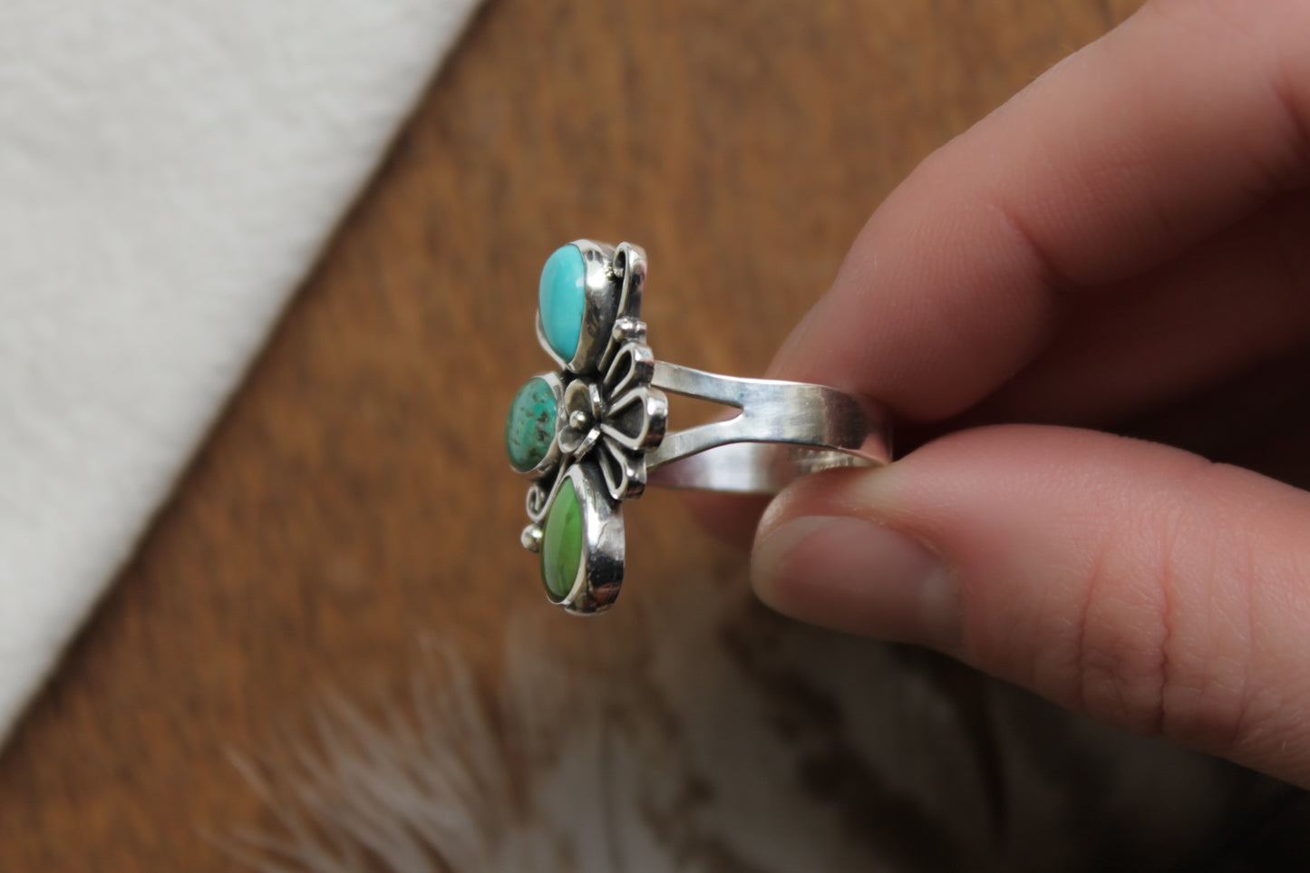 Garden Song Turquoise Ring | Size 9