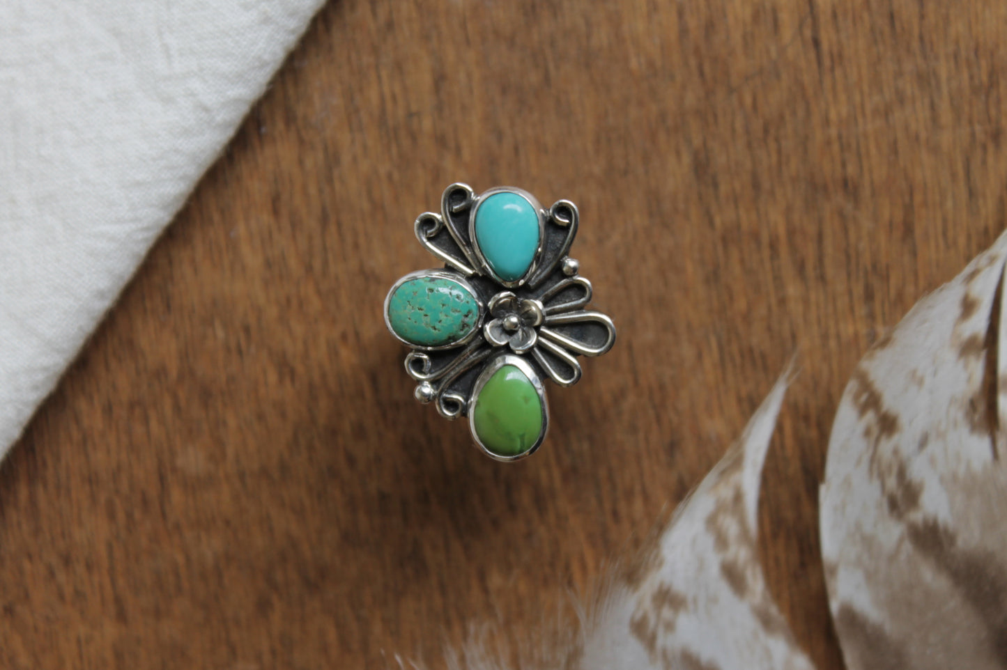 Garden Song Turquoise Ring | Size 9