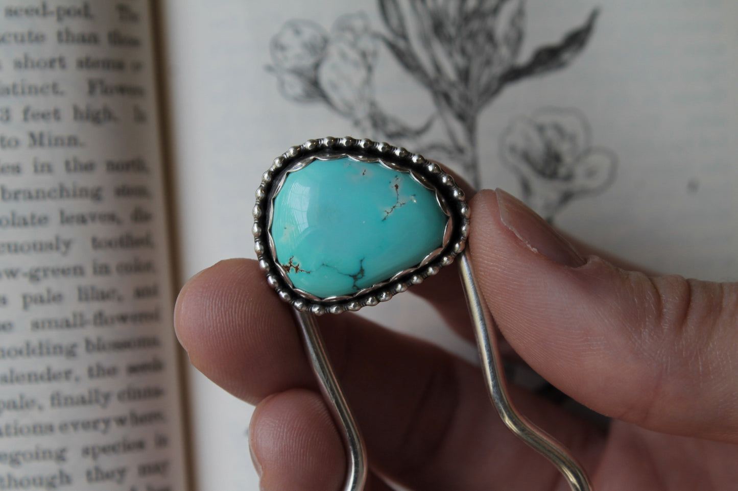 Turquoise Hair Pin #2