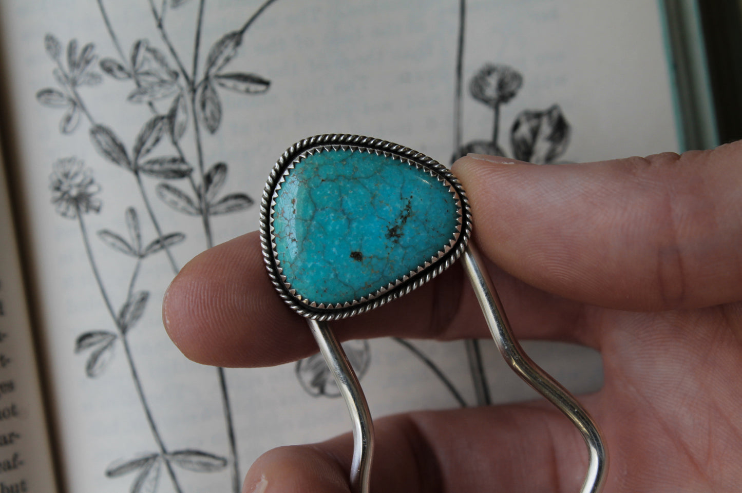 Turquoise Hair Pin #1