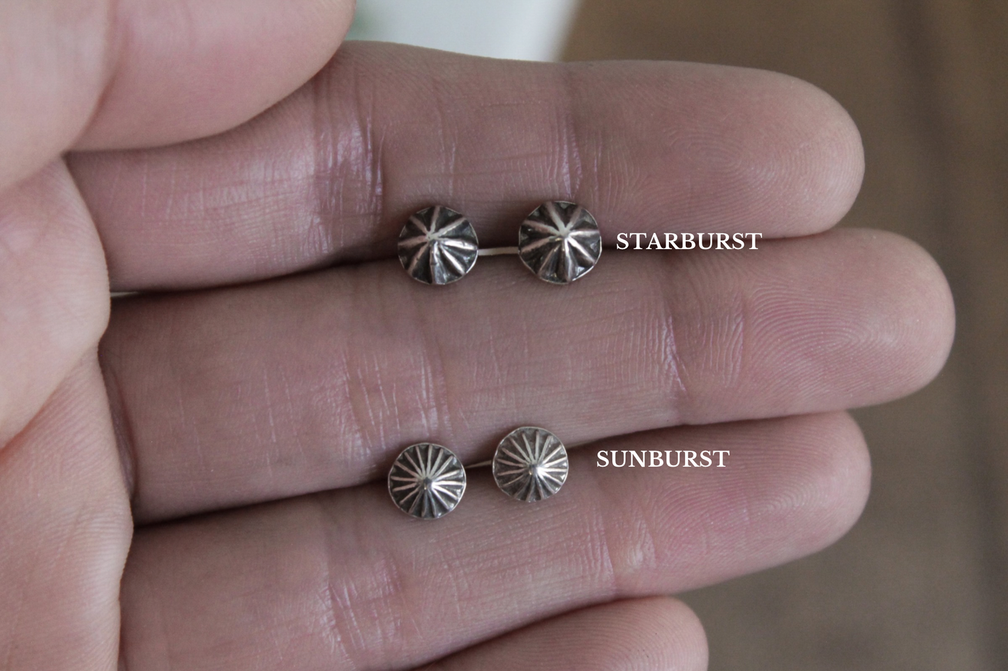 Southwest Sterling Silver Stud Earrings
