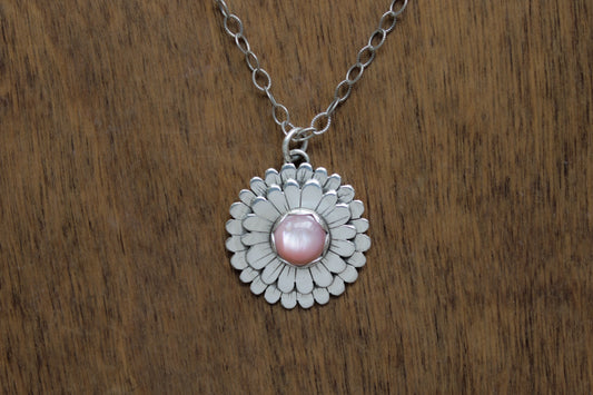 Zinnia Necklace | Mother of Pearl