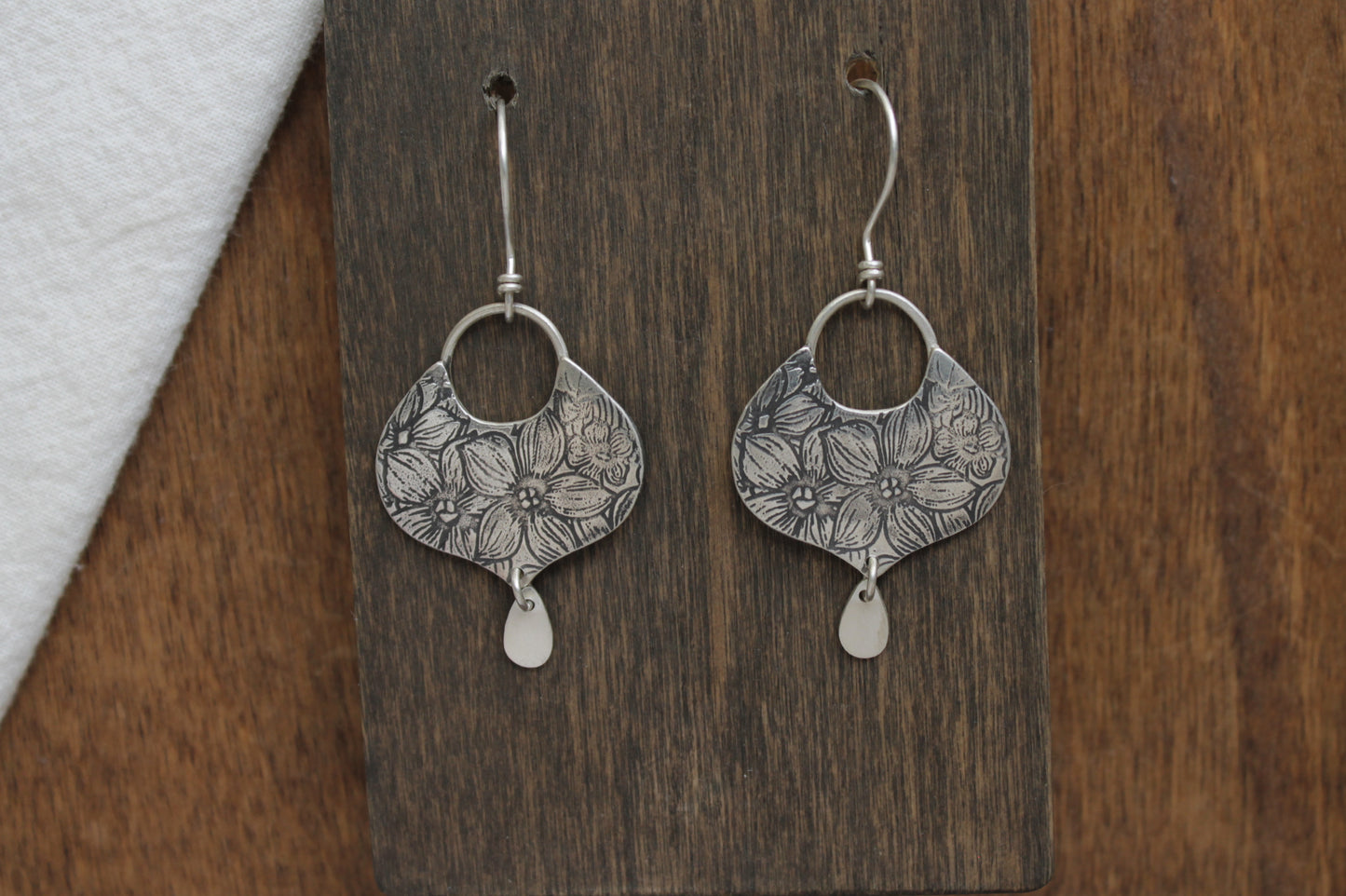 Pressed Flower Earrings | Arabesque Charm