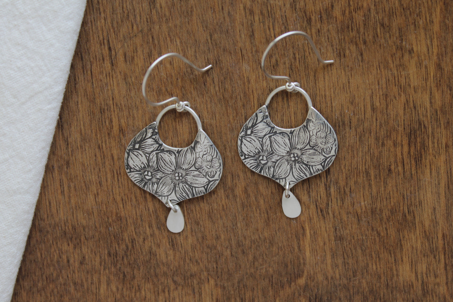 Pressed Flower Earrings | Arabesque Charm