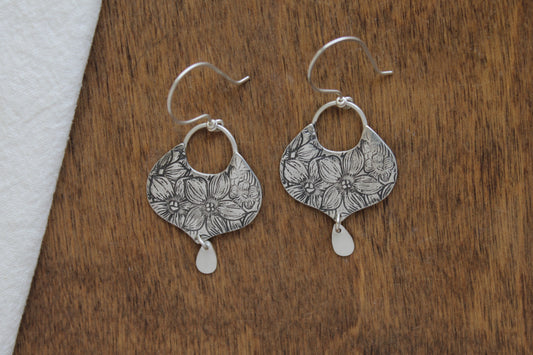 Pressed Flower Earrings | Arabesque Charm