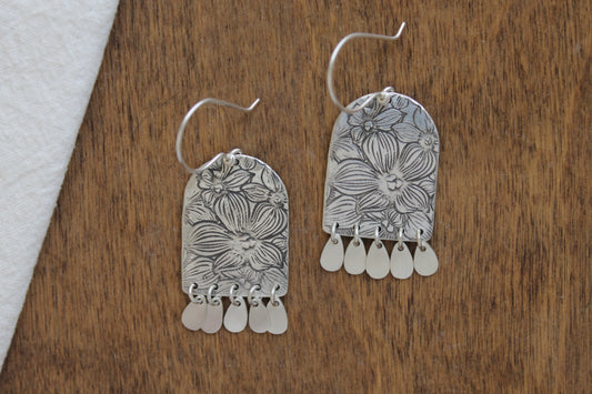 Pressed Flower Earrings | Arch & Charms