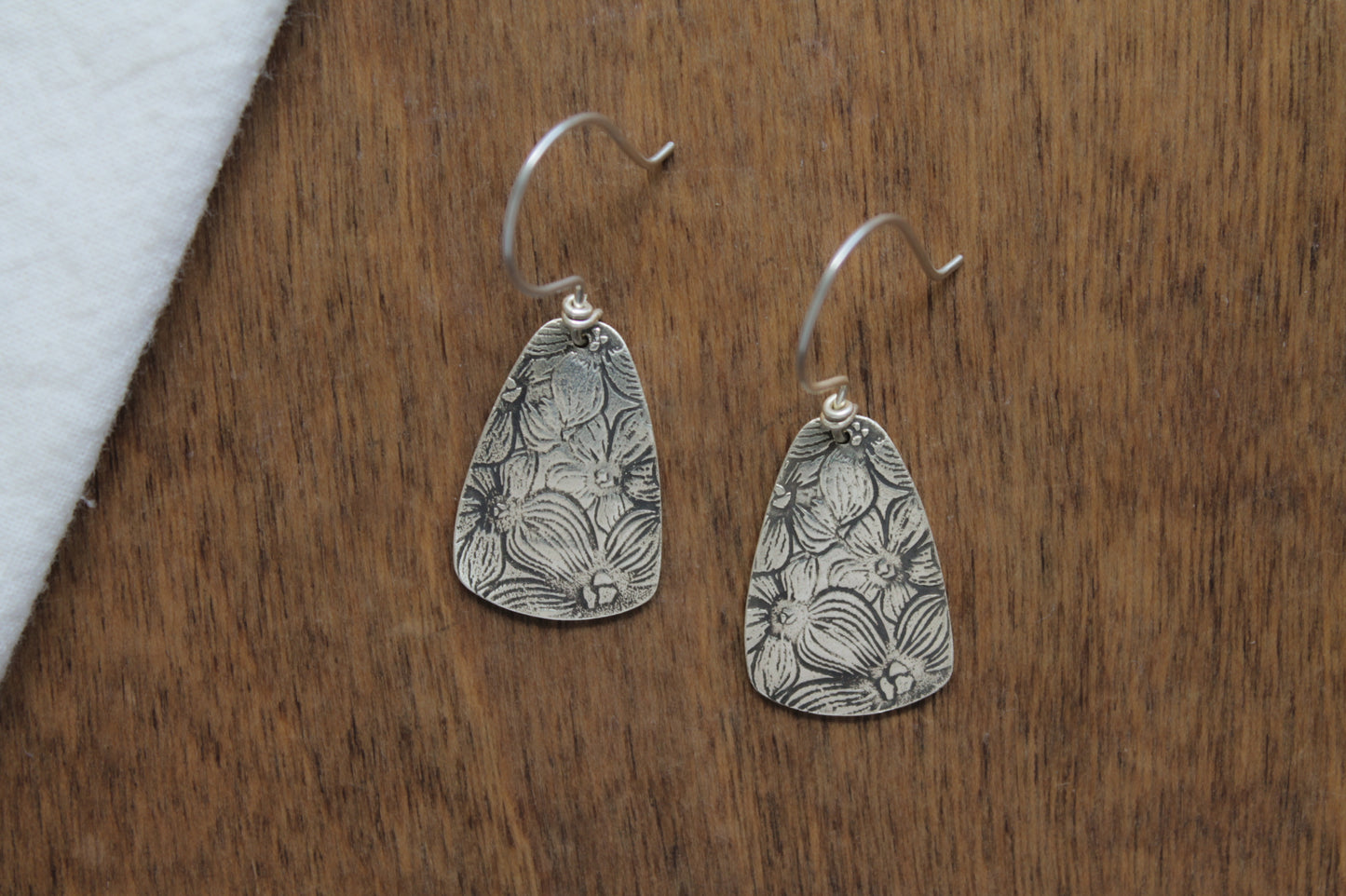 Pressed Flower Earrings | Shield