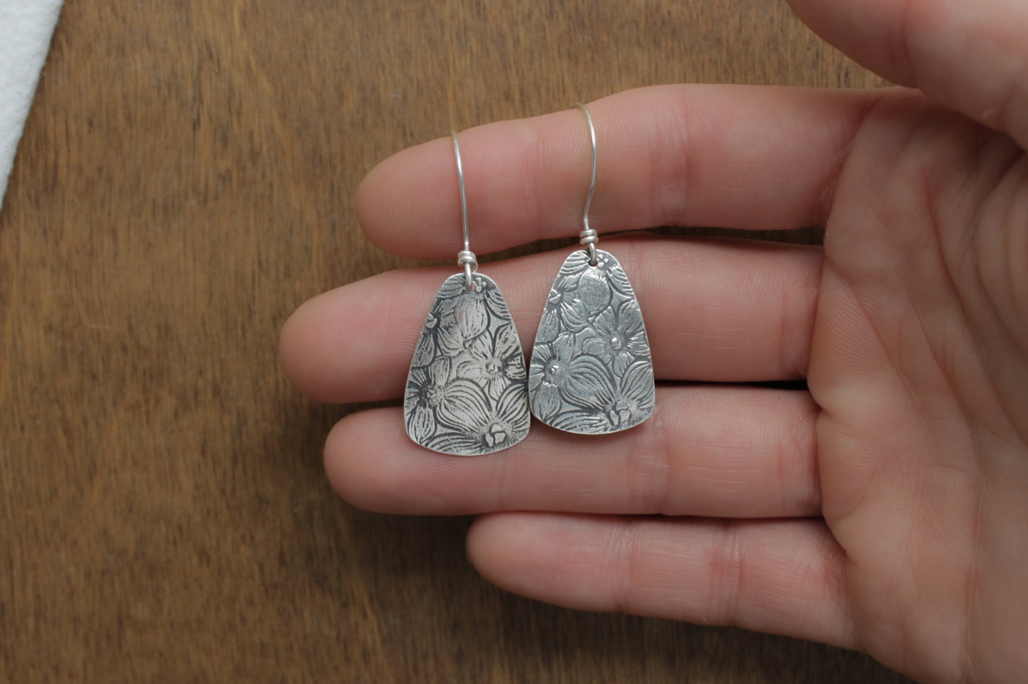 Pressed Flower Earrings | Shield