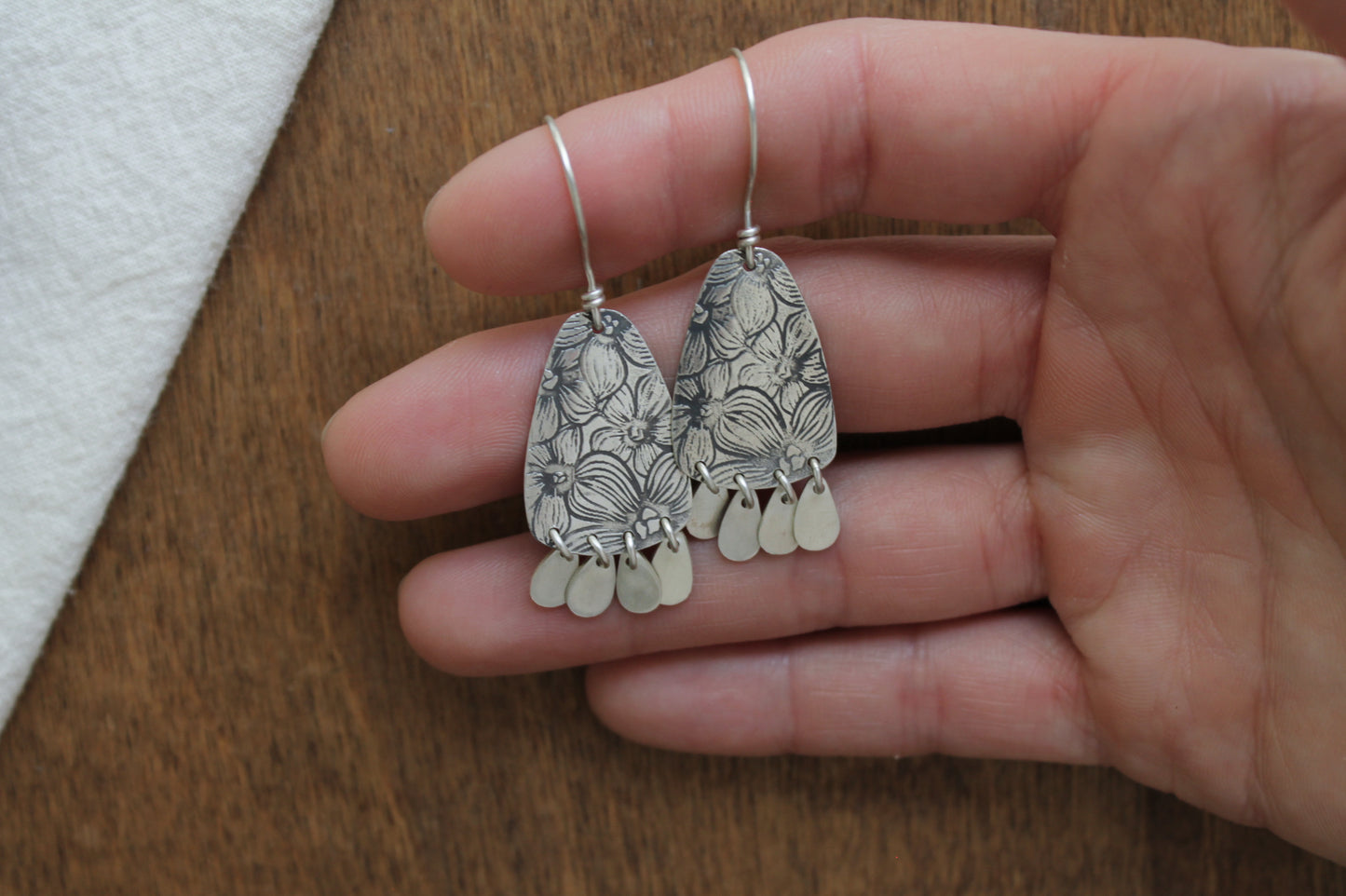 Pressed Flower Earrings | Shield & Charms