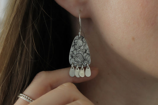 Pressed Flower Earrings | Shield & Charms
