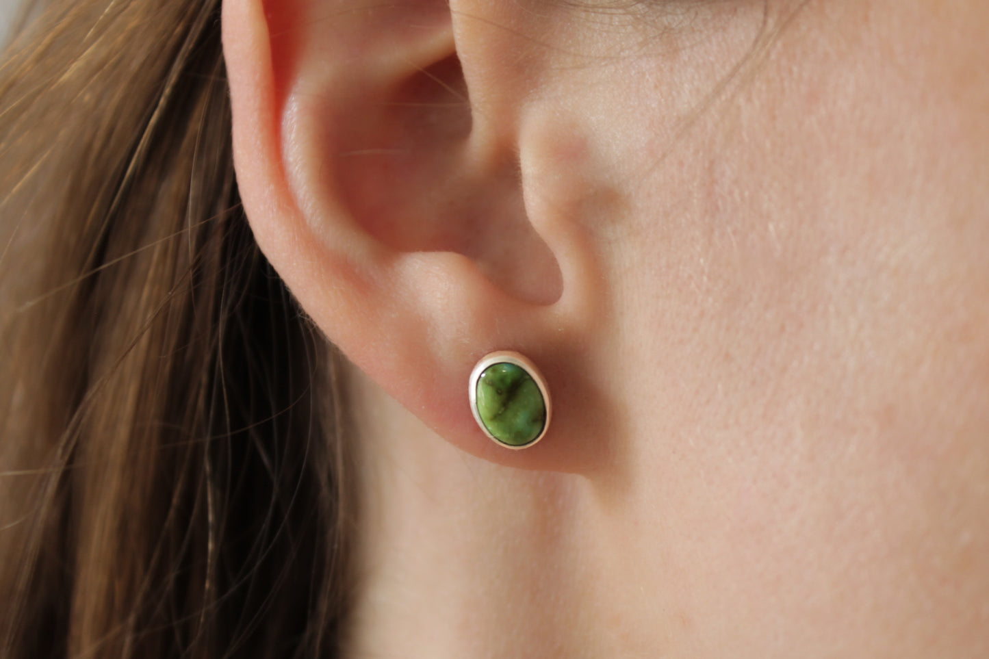 Sonoran Gold Turquoise Stud Earrings