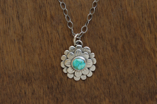 Mini Zinnia Necklace | Turquoise Mountain