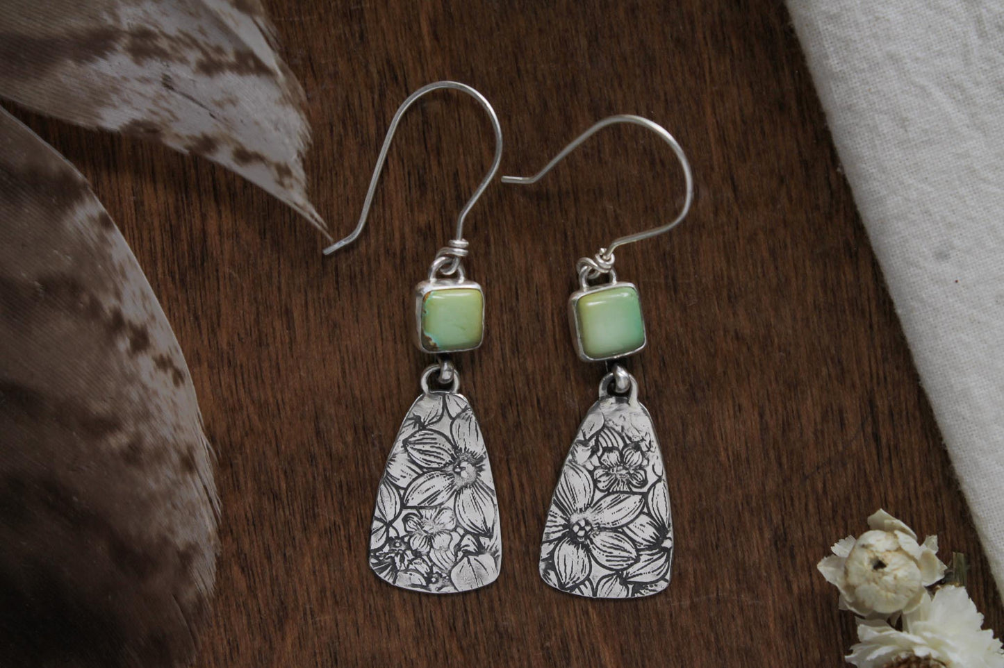 Pressed Flower Earrings #3
