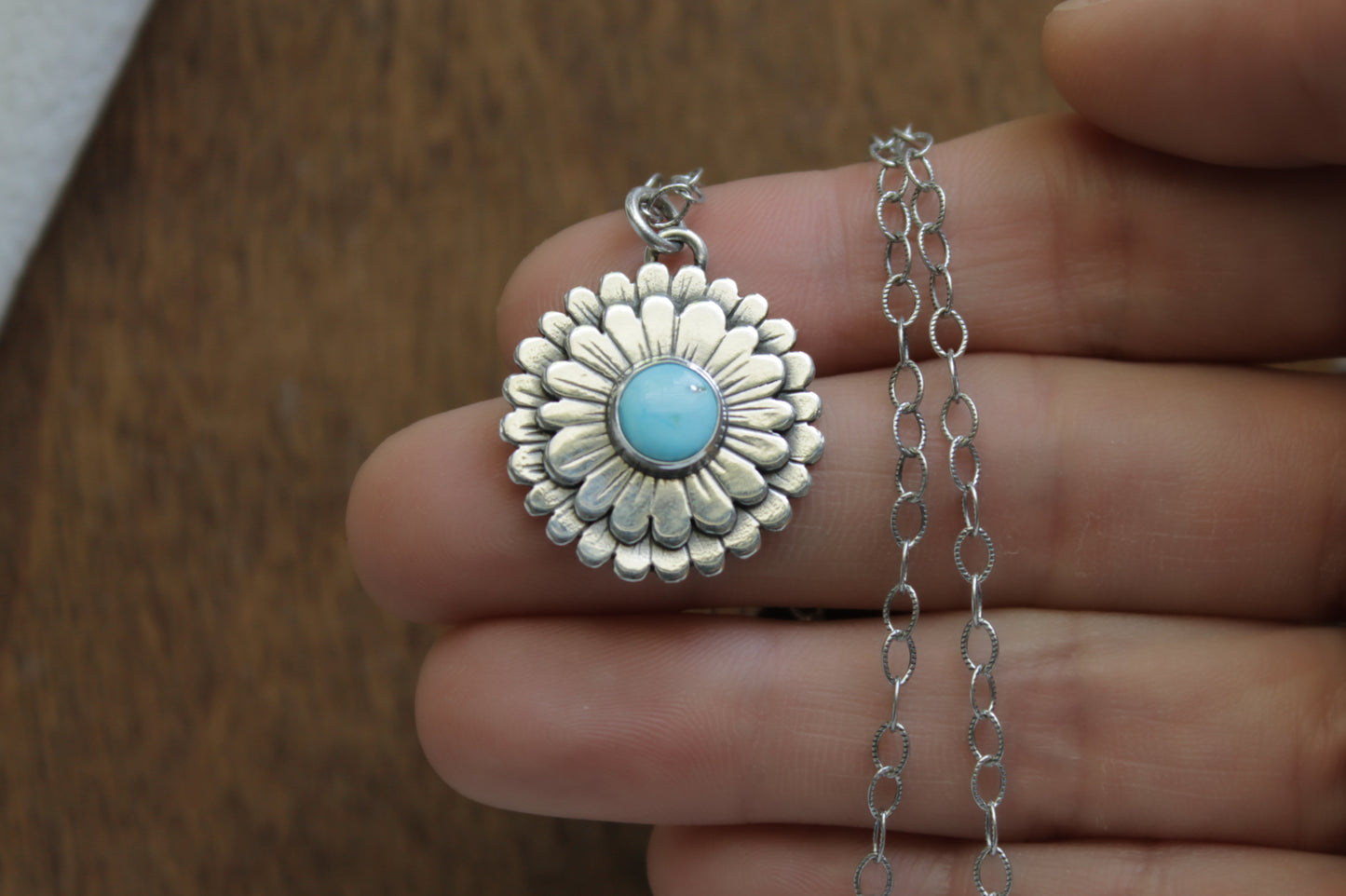 Zinnia Necklace | Blue Ridge Turquoise