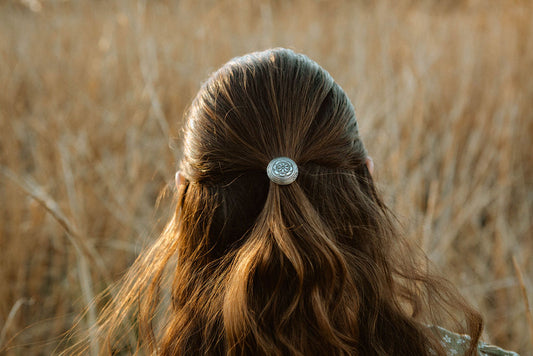 Flower Hair Concho