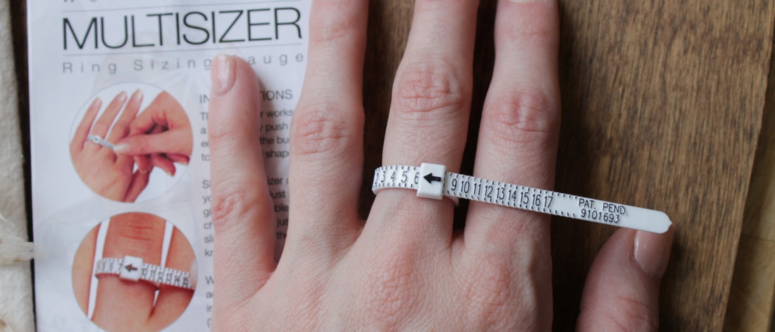 Ring Sizer -Adjustable Finger Sizing Gauge – Heather Louise