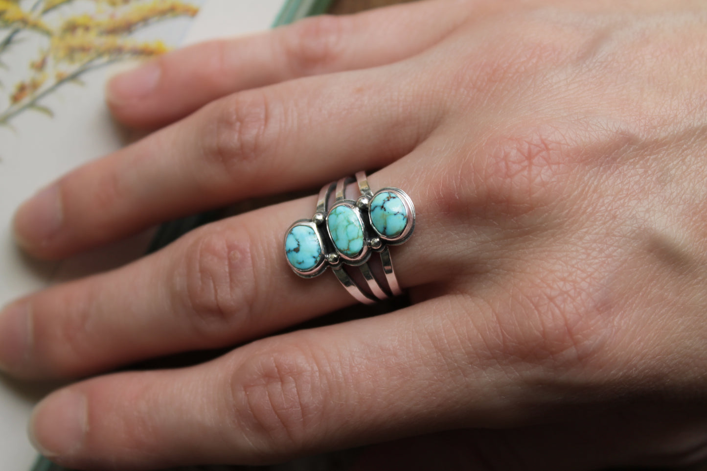 Cairn Turquoise Ring | Size 7.5