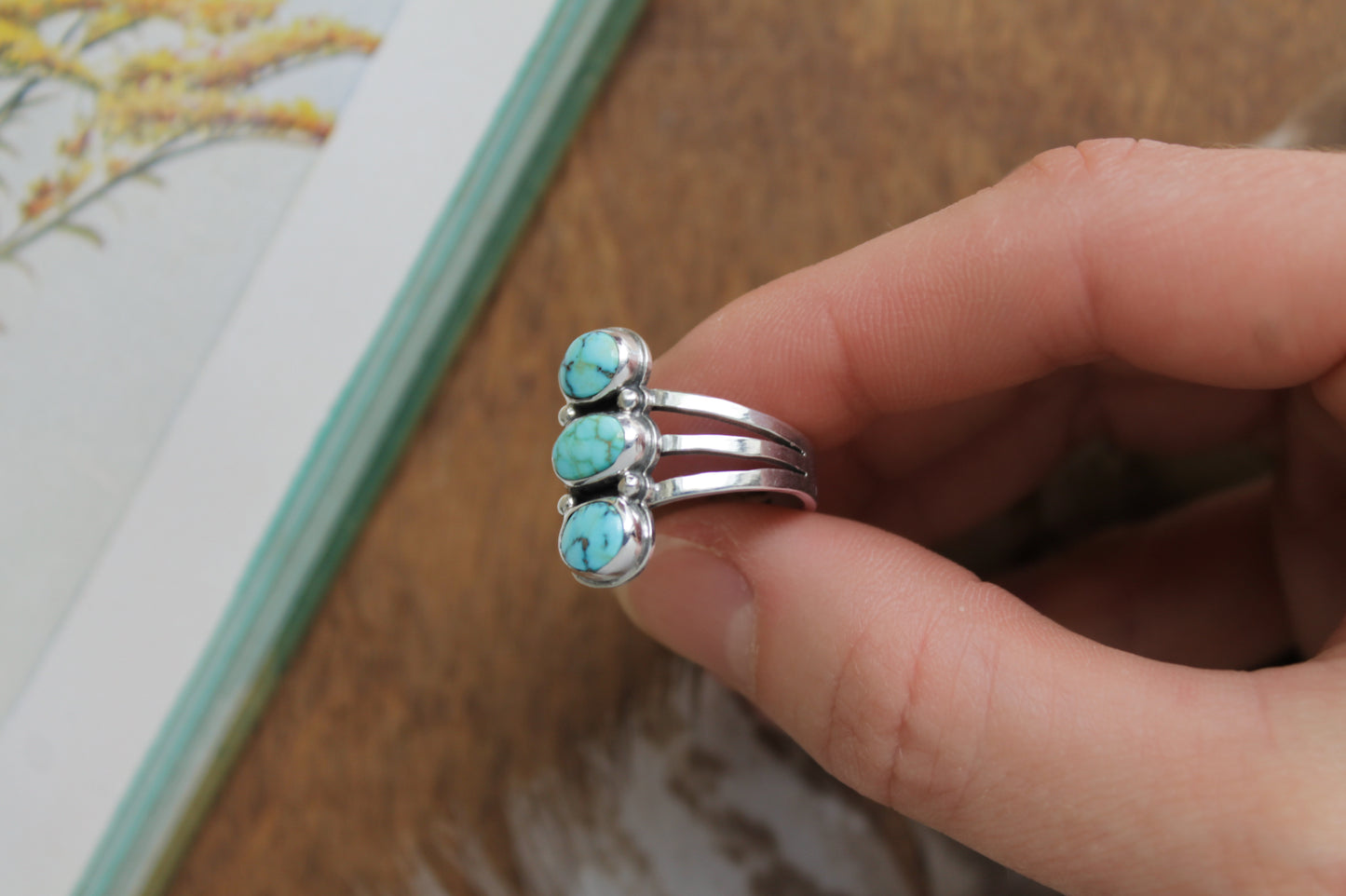 Cairn Turquoise Ring | Size 7.5