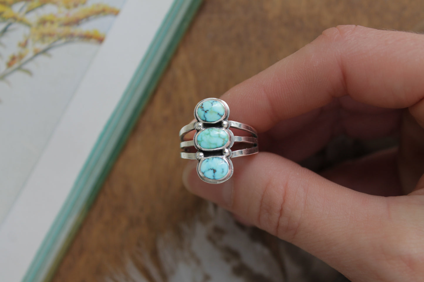 Cairn Turquoise Ring | Size 7.5