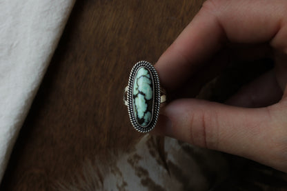 Classic Butterfly Variscite Ring | Size 6