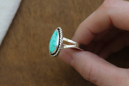Classic Turquoise Ring | Size 9