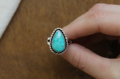 Classic Turquoise Ring | Size 9