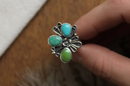 Garden Song Turquoise Ring | Size 9