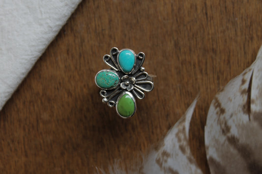 Garden Song Turquoise Ring | Size 9