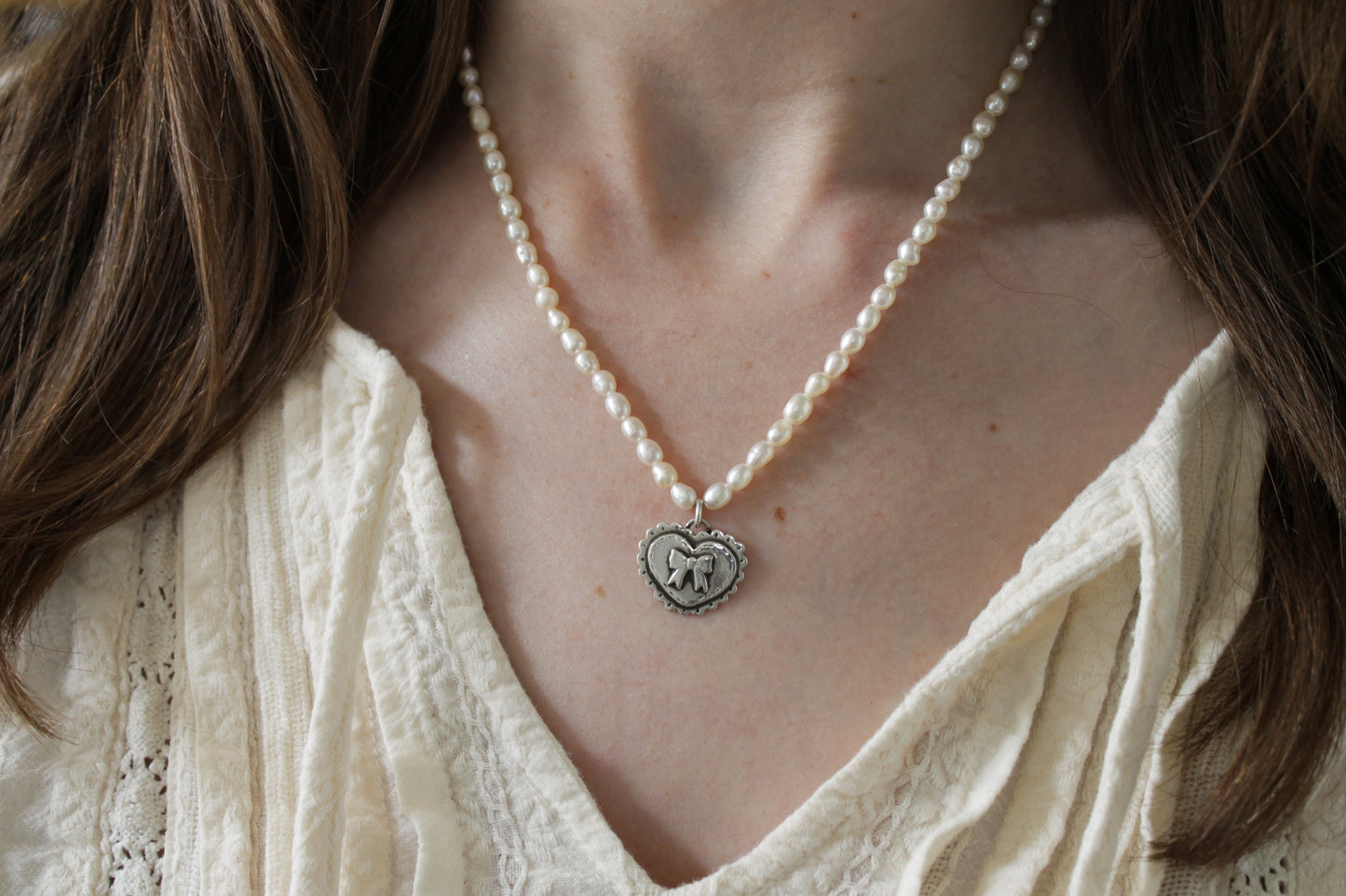 Love Bound Pearl Necklace