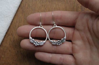 Posy Hoop Earrings