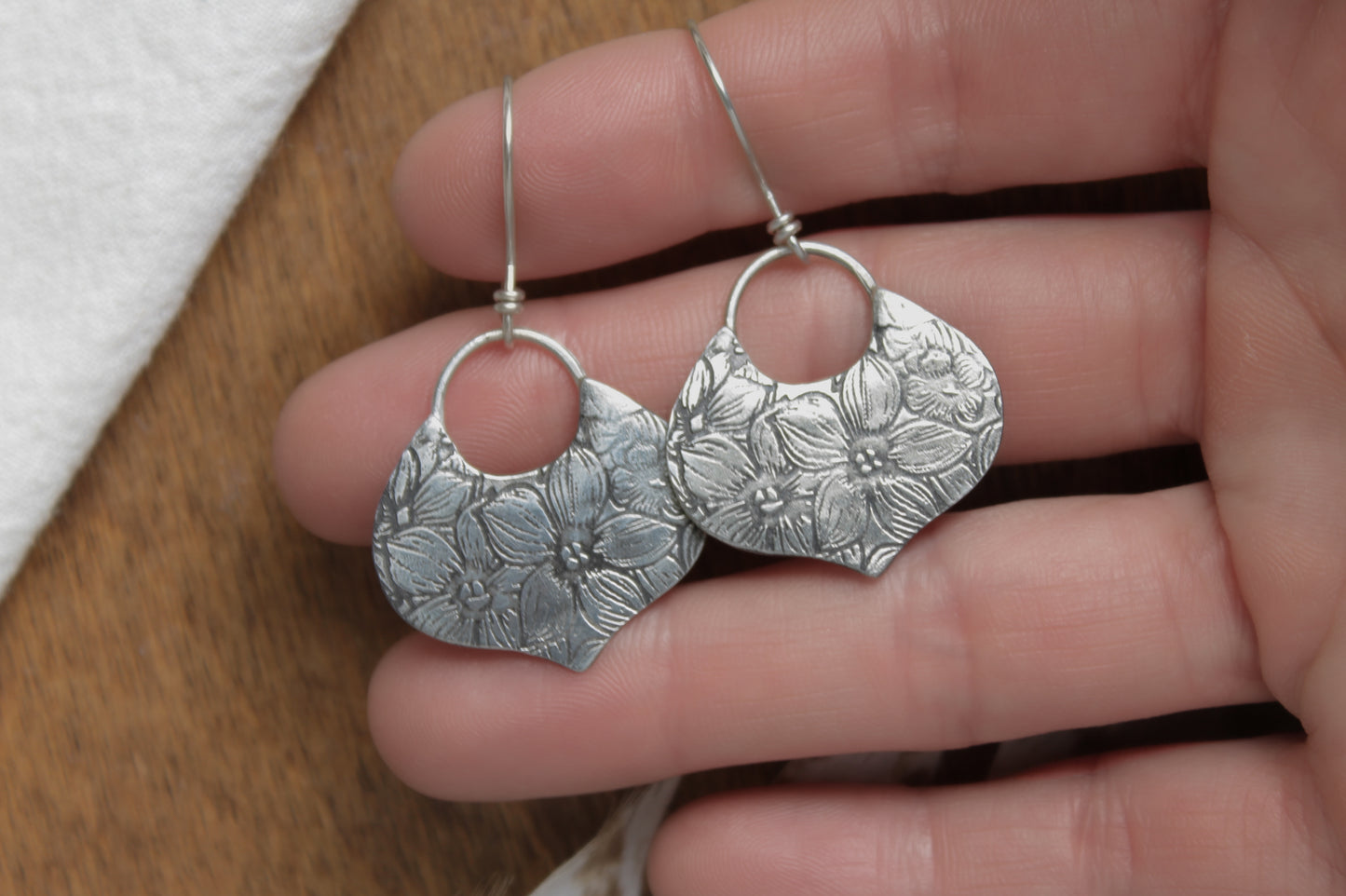 Pressed Flower Earrings