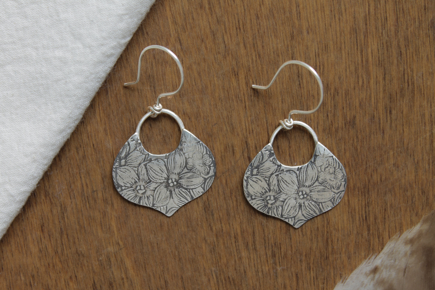 Pressed Flower Earrings