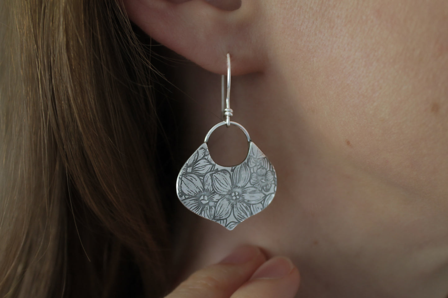 Pressed Flower Earrings