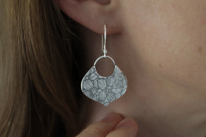Pressed Flower Earrings