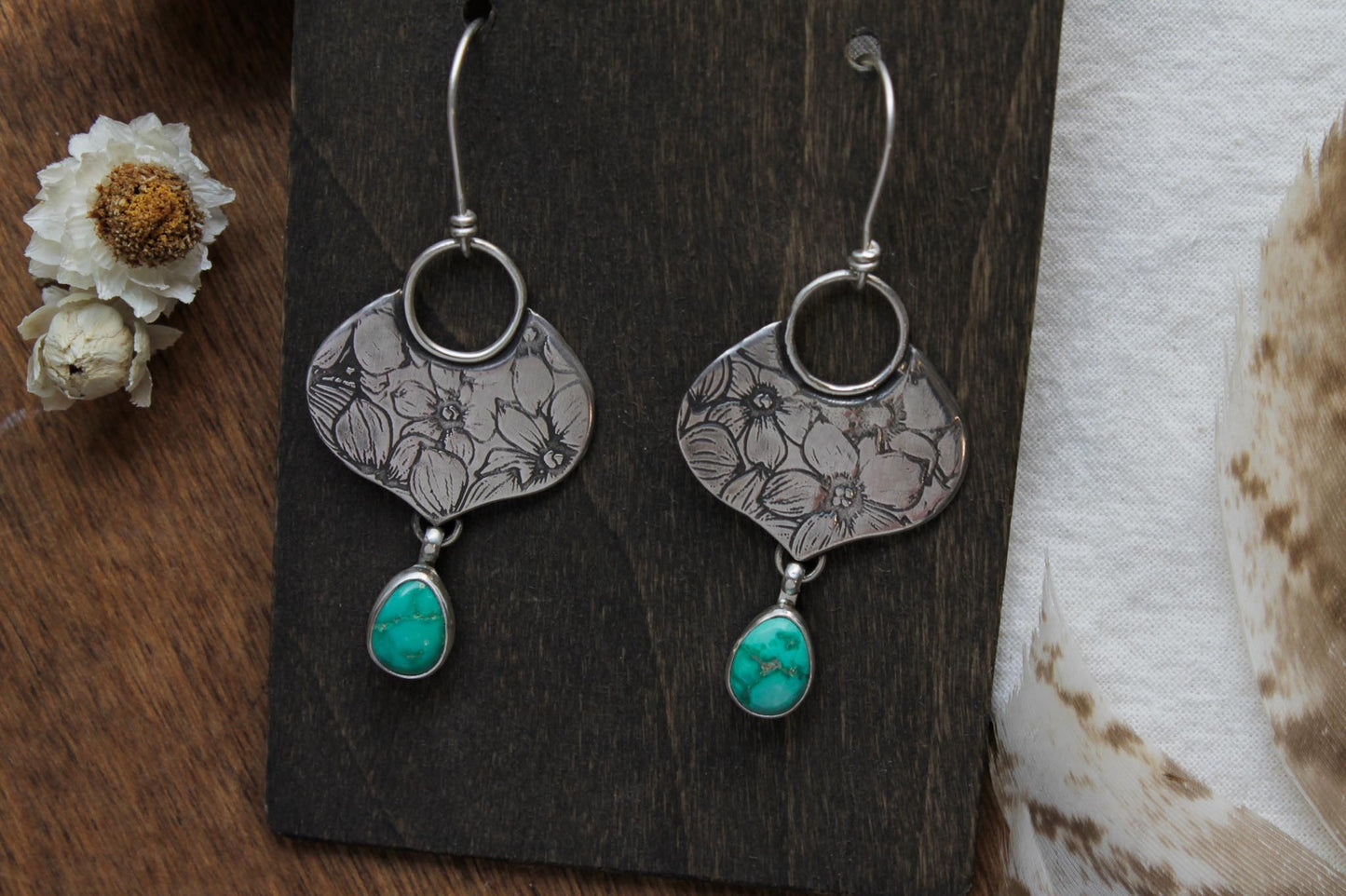 Pressed Flower Earrings