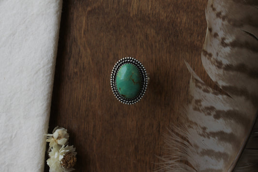 Classic Turquoise Ring | Size 9.5