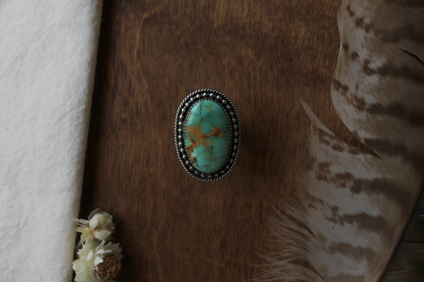 Classic Turquoise Ring | Size 9
