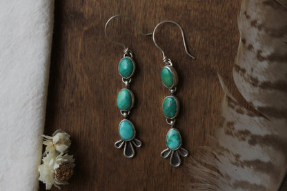Turquoise Willow Earrings #2