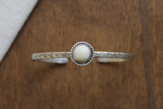 White Buffalo Stacker Cuff