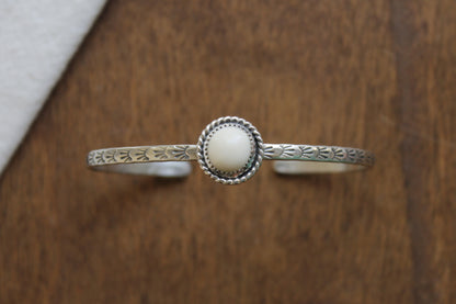 White Buffalo Stacker Cuff