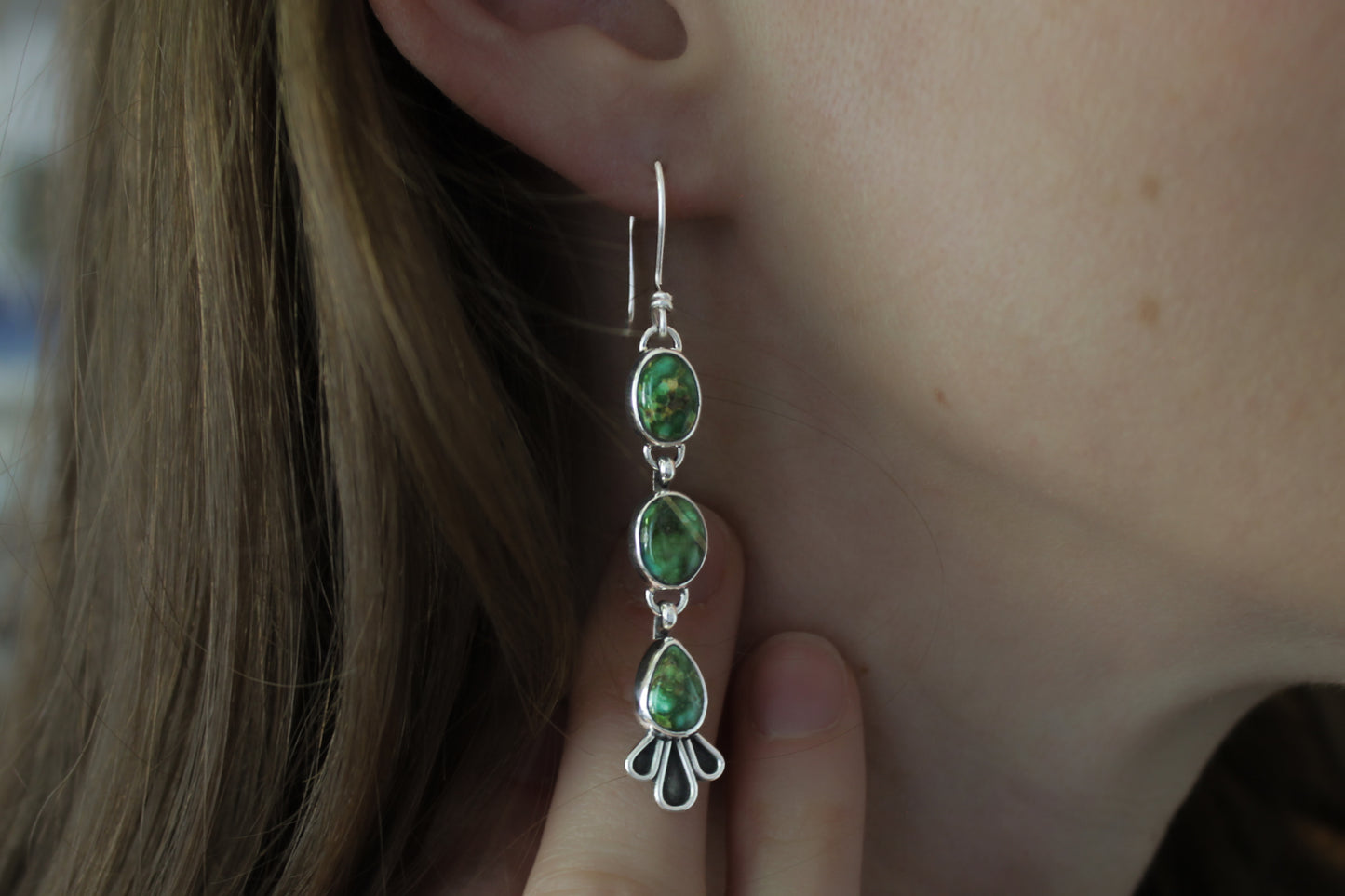 Willow Earrings | Sonoran Gold Turquoise